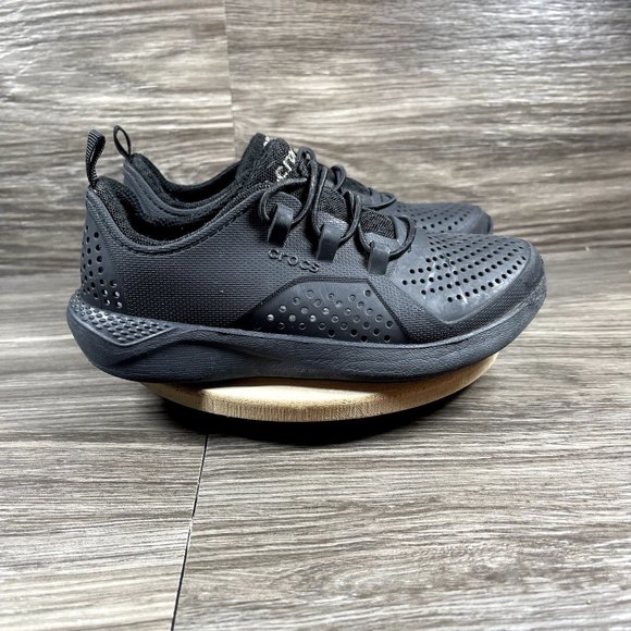 CROCS Shoes Crocs Kids Black Literide Pacer Sneaker Shoe Size 3